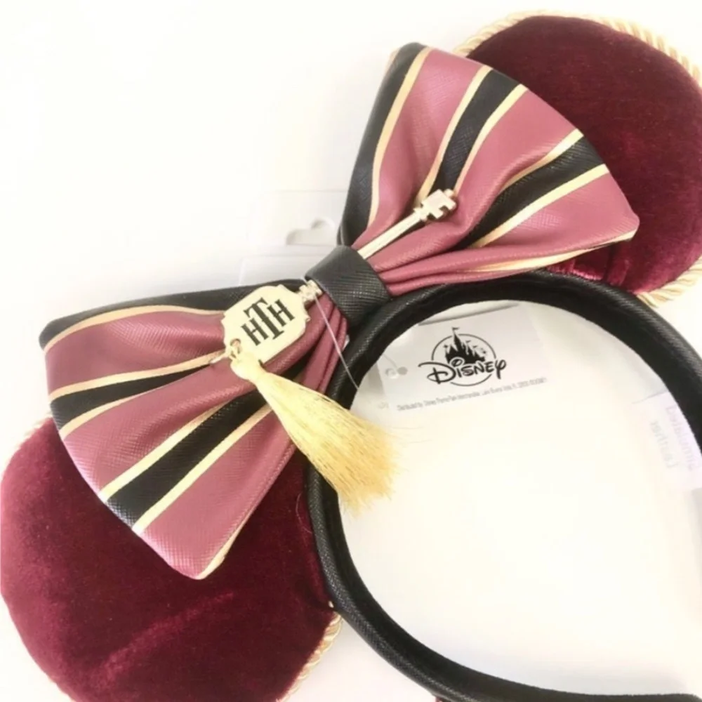 Disney Parks Loungefly Twilight Hollywood Tower of Terror Minnie Headband Ears - Picture 2 of 3